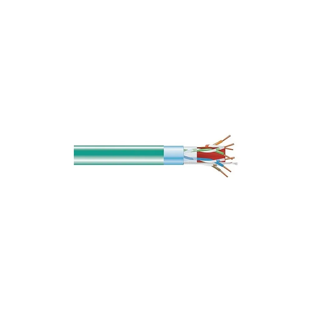 Black Box GigaTrue 1000' CAT-6A Ethernet Cable, 23AWG, Green (C6ABC51S-GN-1000)
