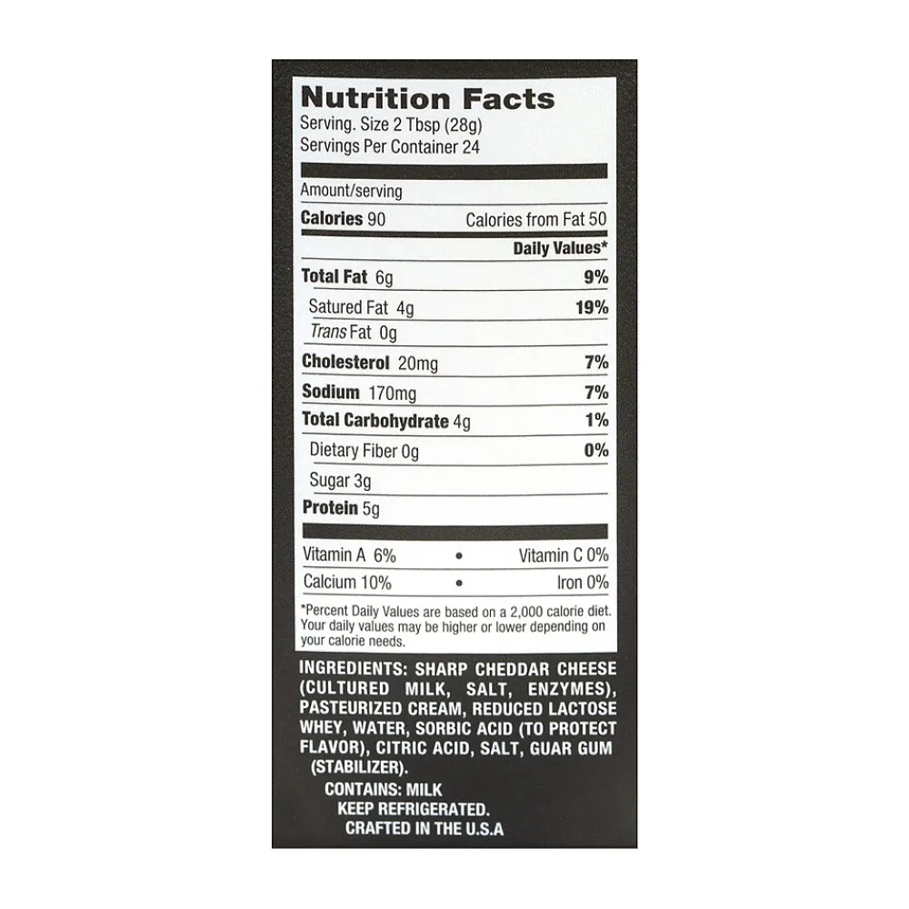 Black Diamond Extra Sharp Cheddar Spread, 24 Oz. (902-00077)