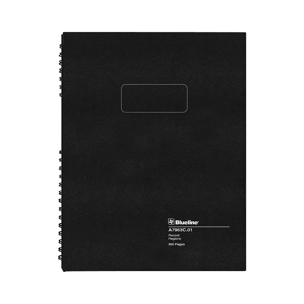 Accounting & Record Journals*Blueline AccountPro Record Book, 7.69" x 10.25", Black, 150 Sheets/Book (A7963C.01)