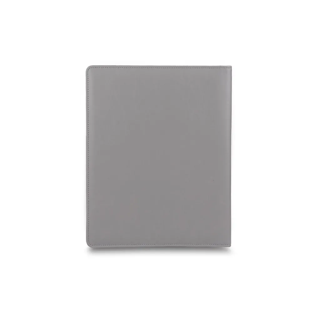 Faux Leather Portfolio Case, Gray (WRC1511BS-GREY)<Bond Street Best