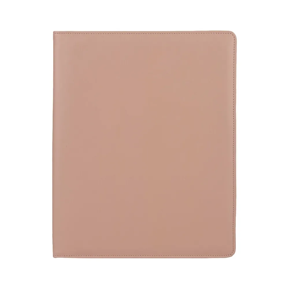 Faux Leather Portfolio Case with Zipper Closure, Rose (WRC1511BS-ROSE)<Bond Street Hot