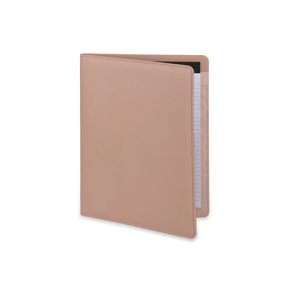 Faux Leather Portfolio Case with Zipper Closure, Rose (WRC1511BS-ROSE)<Bond Street Hot