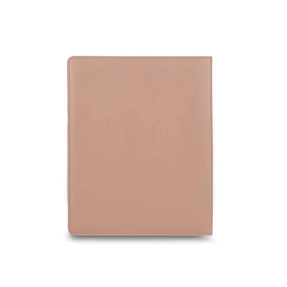 Faux Leather Portfolio Case with Zipper Closure, Rose (WRC1511BS-ROSE)<Bond Street Hot