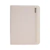 Polyester/Vegan Leather Writing Case with Zipper Closure, Taupe (WRC1503BS-TAUPE)<Bond Street New