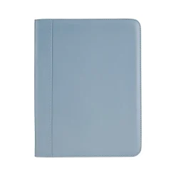 Vegan Leather Writing Case with Zipper Closure, Blue (WRC5043BS-BDUSK)<Bond Street Sale