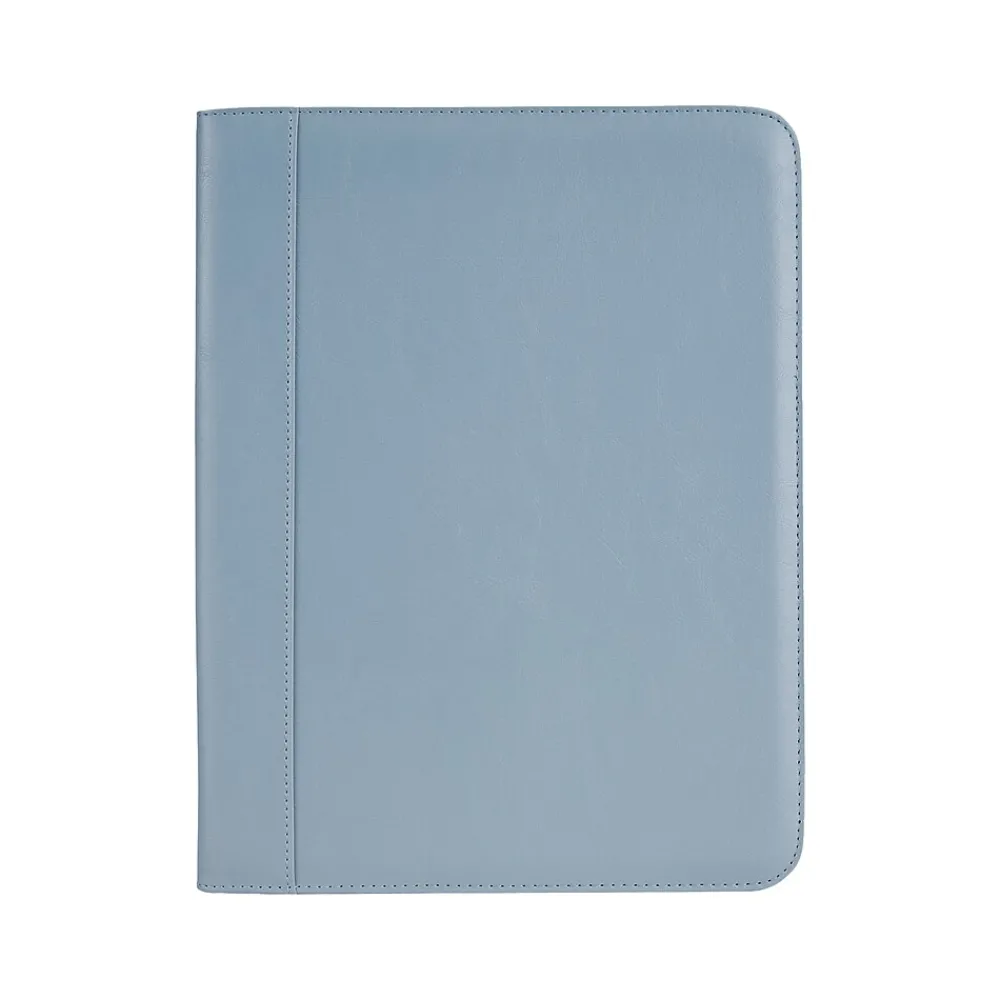 Vegan Leather Writing Case with Zipper Closure, Blue (WRC5043BS-BDUSK)<Bond Street Sale