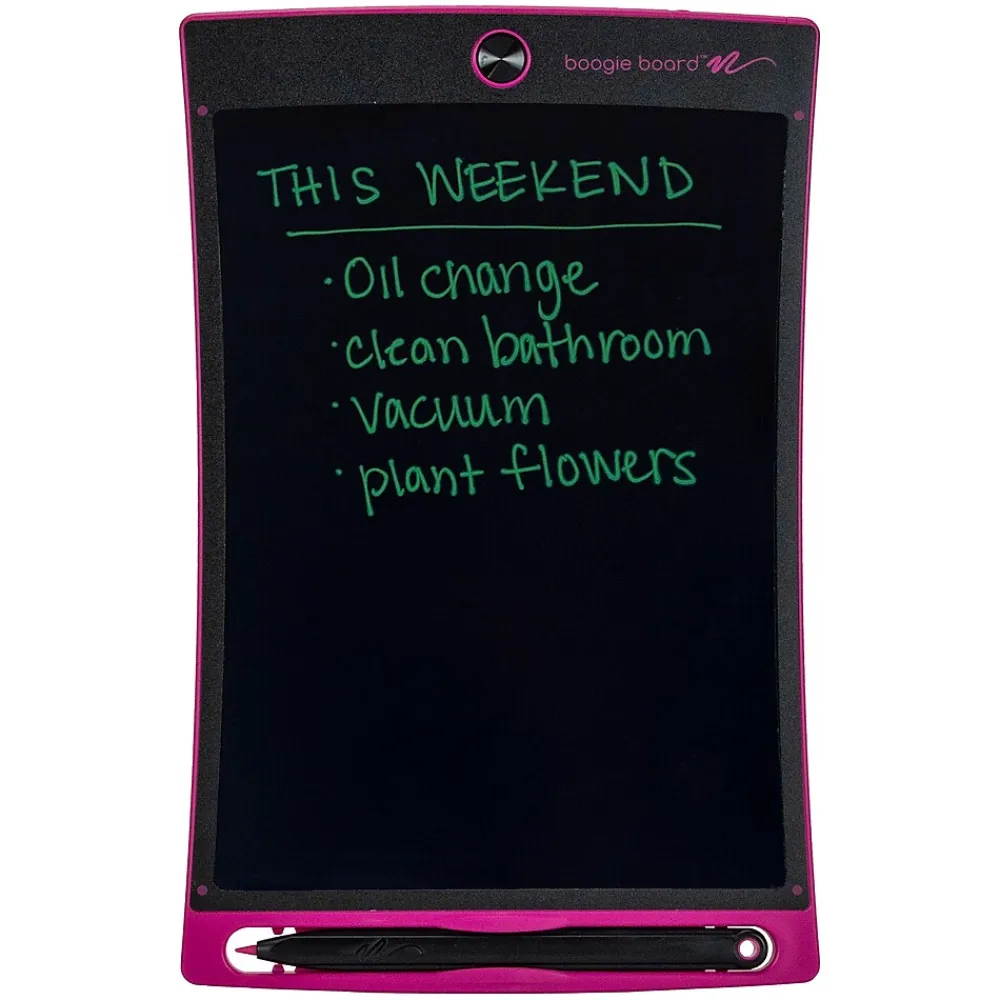 Notepads|Boogie Board Jot Reusable Smart Notepad, Pink (J34420001)