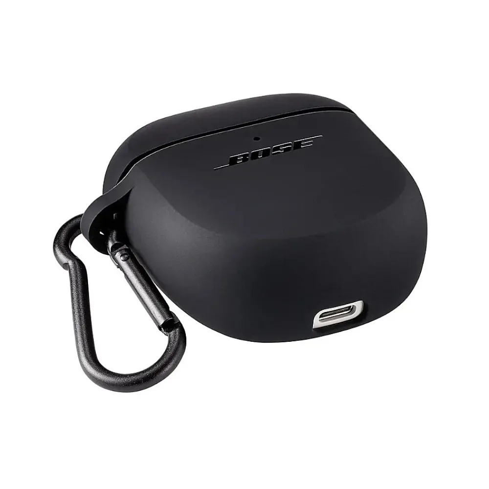 QuietComfort Earbuds II Silicone Case Cover, Triple Black (881877-0010)<Bose Discount