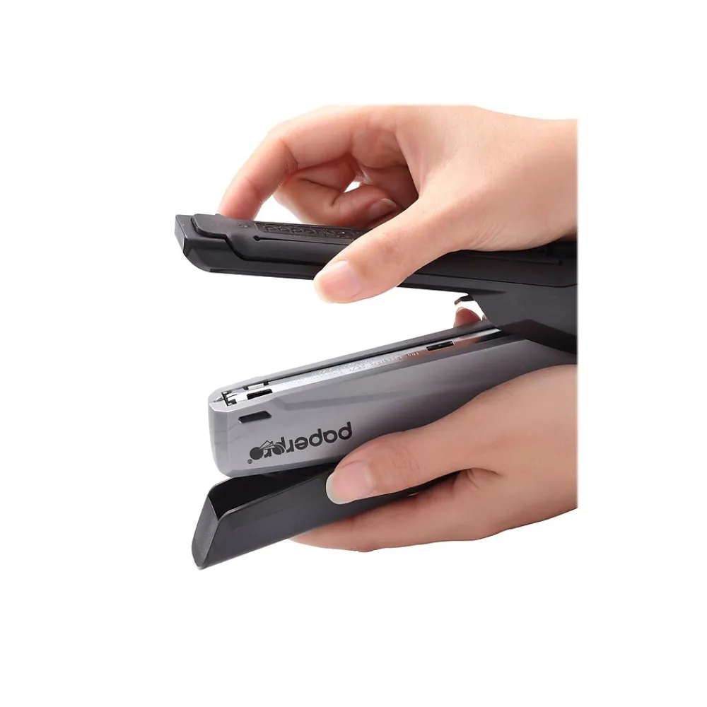 Staplers|Bostitch InPower 25 Desktop Stapler, 25-Sheet Capacity, (PPR1100) Black/Gray