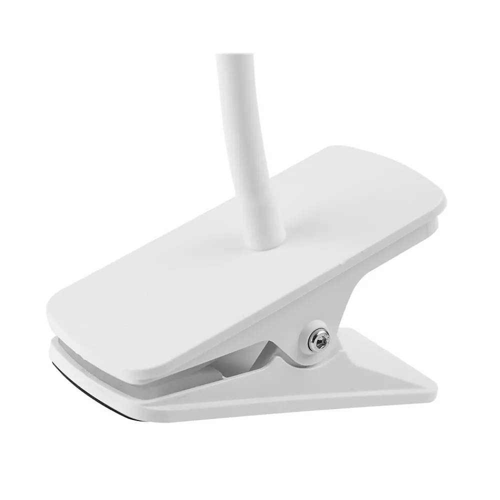 Bostitch Office 7.48" LED Adjustable Clamp Desk Lamp, White (LED2103)