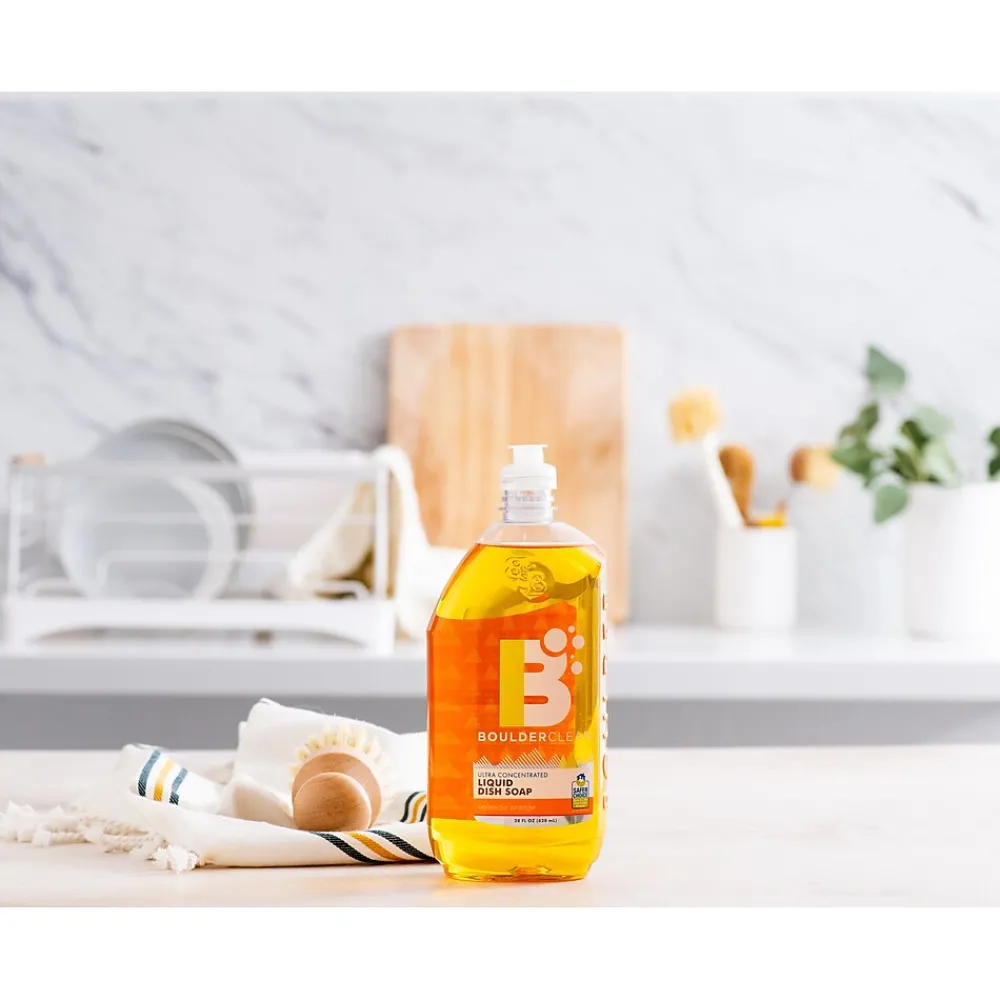 Liquid Dish Soap, Valencia Orange, 28 oz. (003281EA)<Boulder Clean Outlet