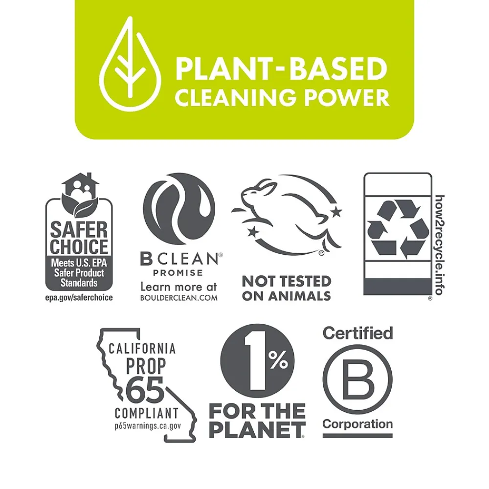 Toilet Bowl Cleaner, Bergamot Rosemary Eucalyptus Scent, 28 Oz. (003205EA)<Boulder Clean New