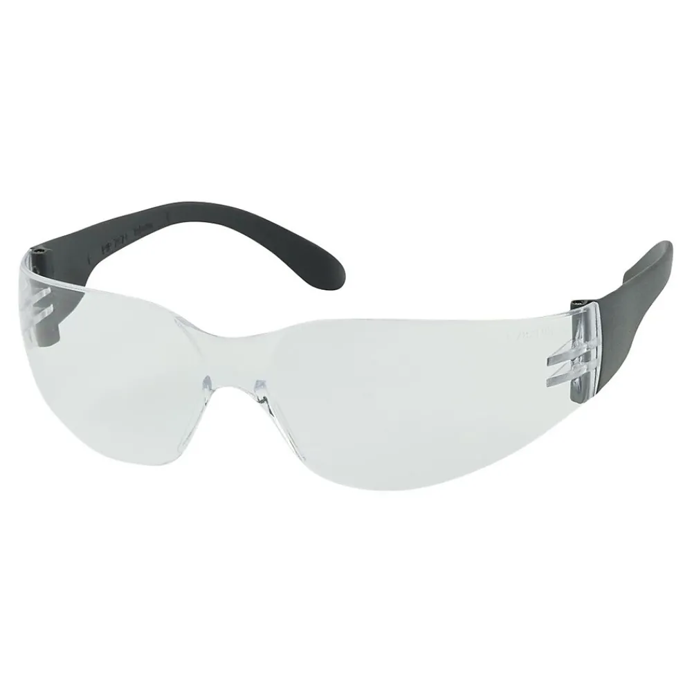 Bouton Optical Zenon Z12 Polycarbonate Safety Glasses, Anti-Scratch, Clear Lens, 144/Carton (250-01-0000CT)