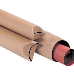 Clearance Partners Brand Box Partners Kraft Crimped End Mailing Tubes, 3" x 48", 24/Case