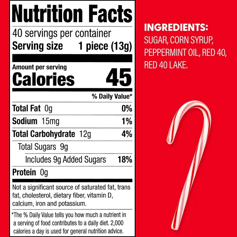 Brach's Brach’s Candy Canes, 40/Pack (220-02232)