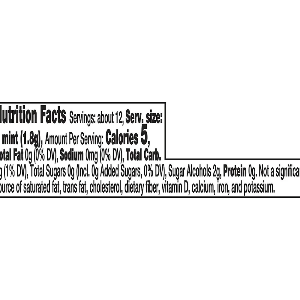Breath Savers Spearmint Sugar Free Breath Mints Rolls, 0.75 oz., 24/Box (HEC71433)