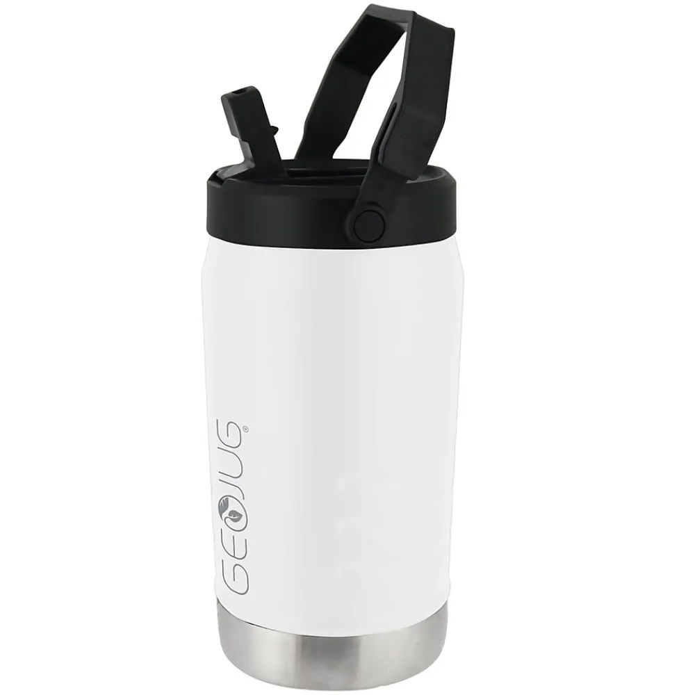 Geojug Stainless Steel Double Walled Sports Water Jug, 40 oz., Cream (G-1200CRM)<Brentwood