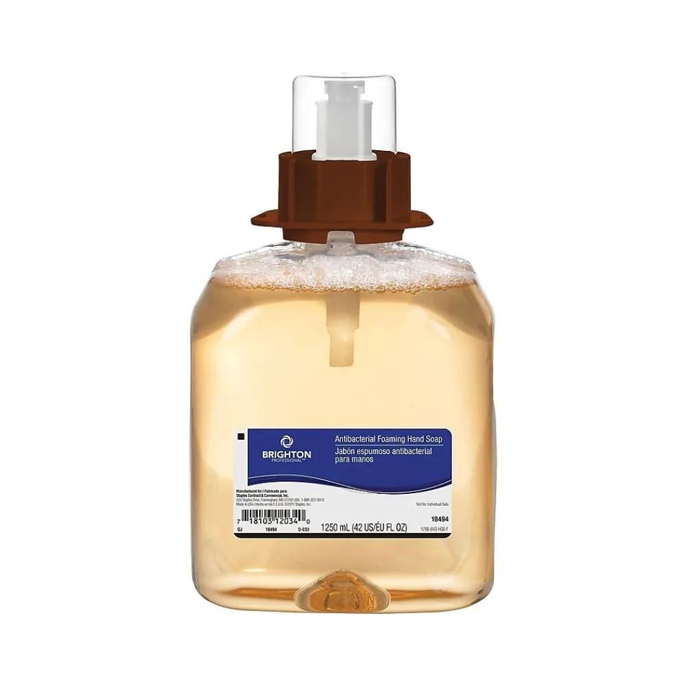 Antibacterial Foaming Hand Soap Refill for BP Dispenser, Orange Scent, 1250 ml., 4/Carton (BPR59207)<Brighton Professional New