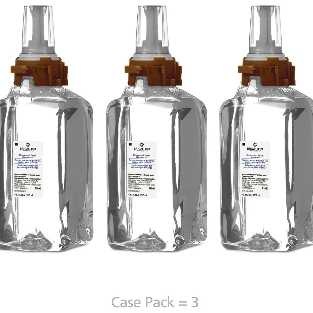 ™Foam Soap, Unscented, Refill, 1,250 ml.<Brighton Professional New