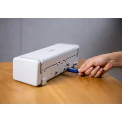 Brother ADS-1300 Compact Desktop Document Scanner, White/Black