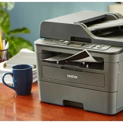 Brother DCP-L2550DW Wireless Monochrome Laser All-In-One Printer, Refurbished