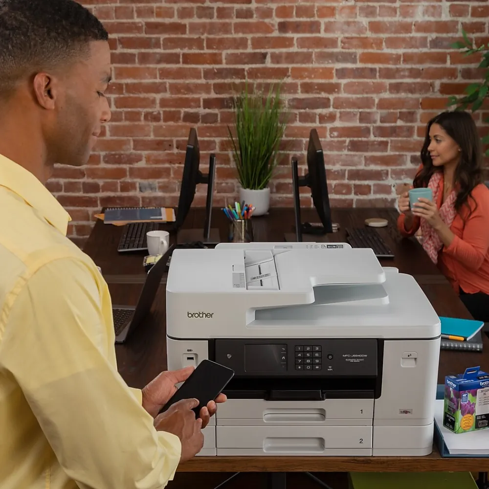 Brother MFC-J6940DW Wireless Color Inkjet Printer, All-In-One, Print, Scan, Copy, Fax