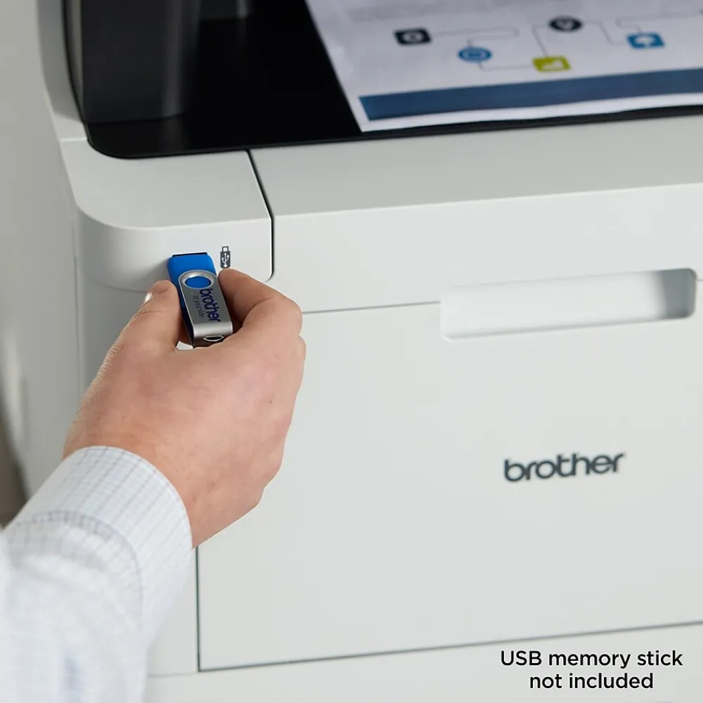 Brother MFC‐L8905CDW Wireless Color Laser Printer, All-In-One, Print, Scan, Copy, Fax