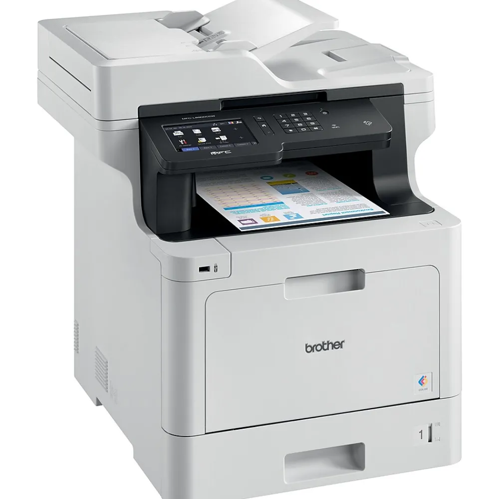 Brother MFC-L8900CDW Wireless Color Laser Printer, All-In-One, Print, Scan, Copy, Fax