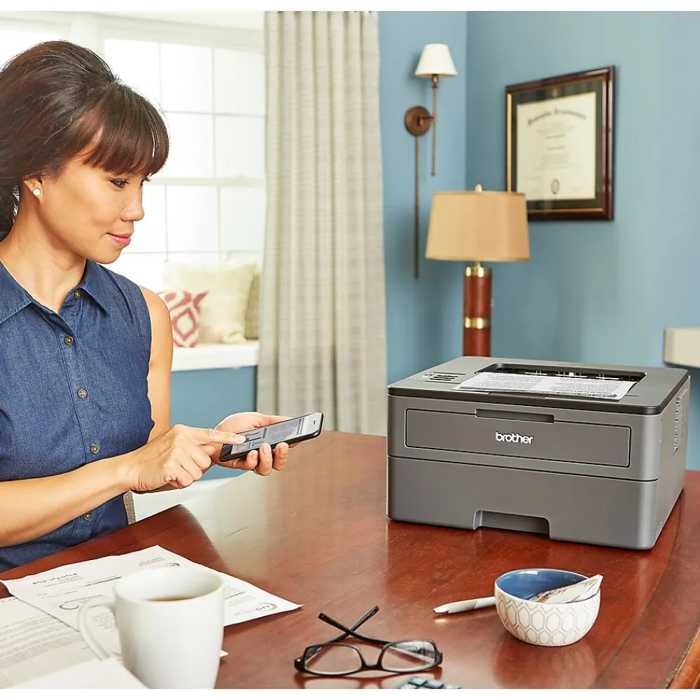 Brother Refurbished HL-L2370DW Wireless Monochrome Laser Printer