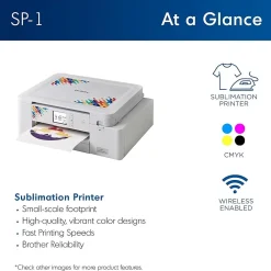 Brother Sublimation Printer and Craft Express Elite Auto Heat Press Bundle, Kitchen Gifts