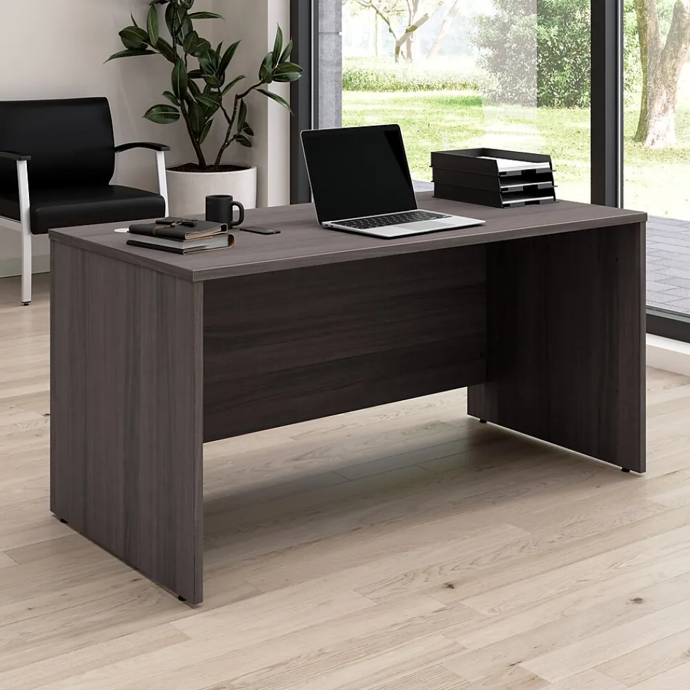 Computer Desks*Bush Business Furniture Arrive 60"W Office Desk, (ARD260SG-Z) Storm Gray