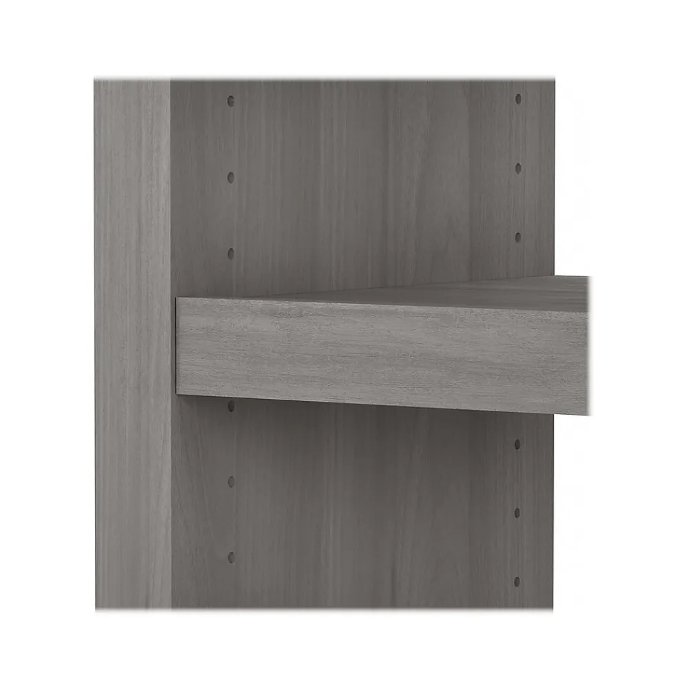 Office Desks*Bush Business Furniture Echo 56W Bookcase Desk, Modern Gray (KI60407-03)