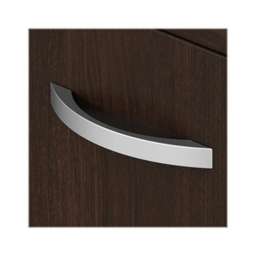 Storage Cabinets*Bush Business Furniture Hybrid 21" Low Storage Cabinet with Doors and Shelves, (HYS160BW-Z) Black Walnut