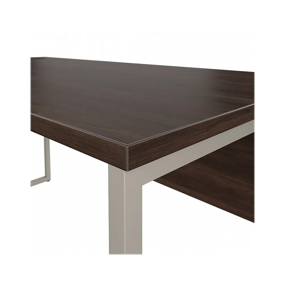 Computer Desks*Bush Business Furniture Hybrid 60"W Computer Table Desk with Metal Legs, (HYD360BW) Black Walnut
