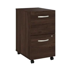 File Cabinets*Bush Business Furniture Hybrid 2-Drawer Mobile Vertical File Cabinet, Letter/Legal Size, Lockable, (HYF116BWSU-Z) Black Walnut