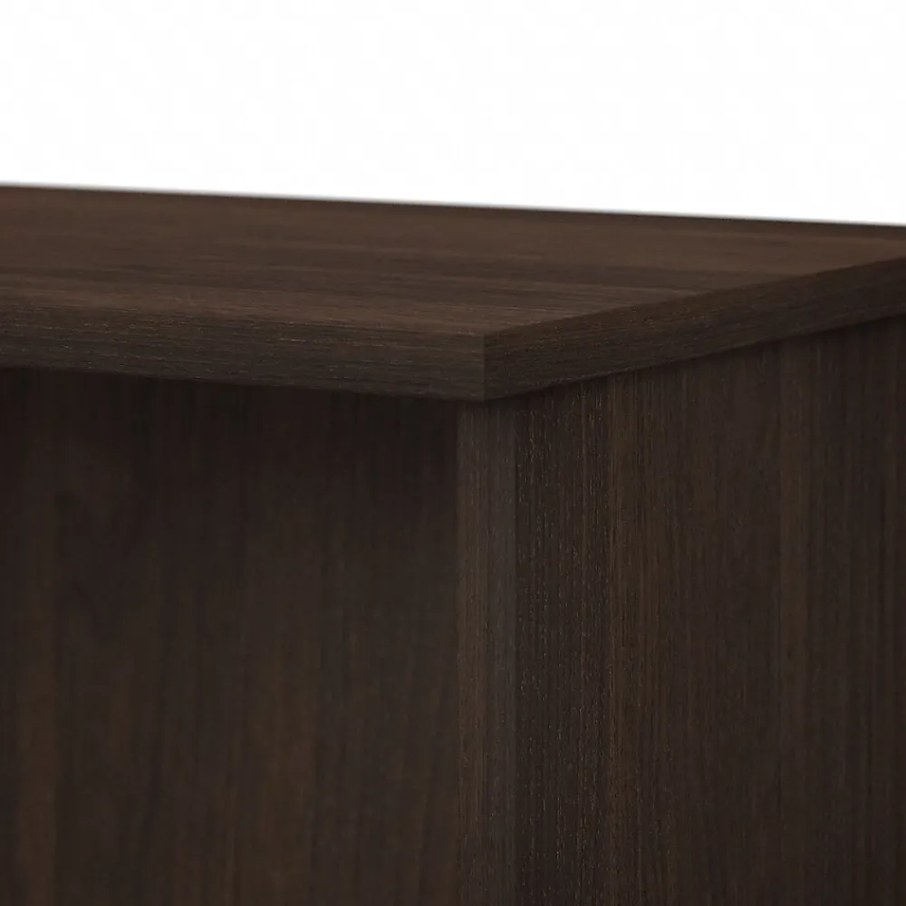 Bookcases*Bush Business Furniture 29"H 2-Shelf Bookcase with Adjustable Shelf, Black Walnut (BK3036BW)