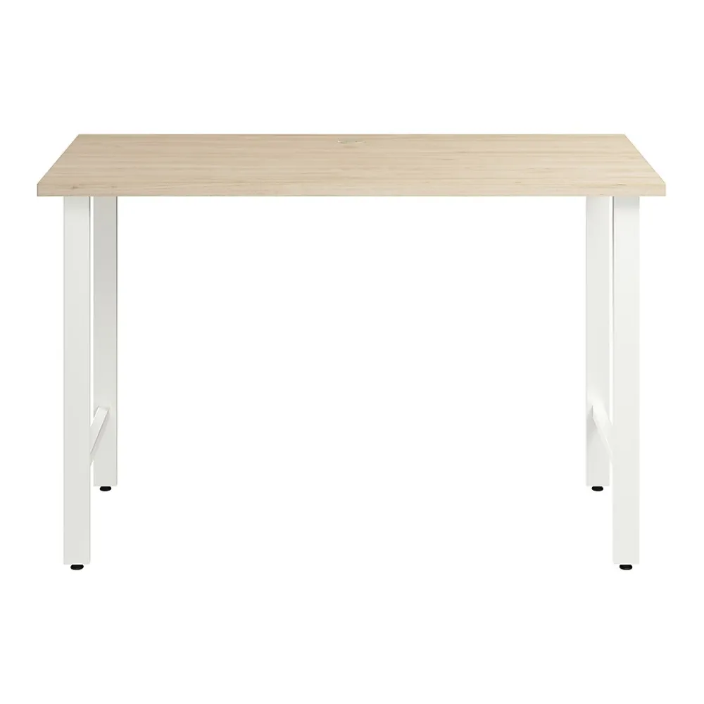 Office Desks*Bush Business Furniture Hustle 48"W Computer Desk with Metal Legs, Natural Elm (HUD148NE)