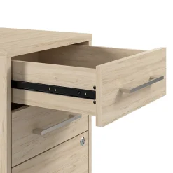 File Cabinets*Bush Business Furniture Hustle Office Storage Cabinet with Wheels, Natural Elm (HUF140NE)