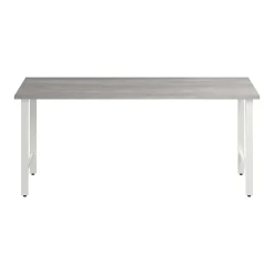 Office Desks*Bush Business Furniture Hustle 72"W Computer Desk with Metal Legs, Platinum Gray (HUD172PG)