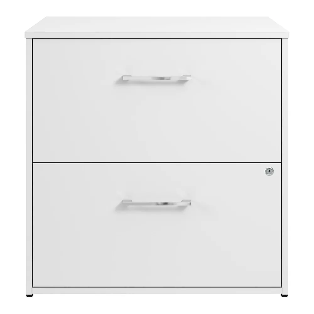 File Cabinets*Bush Business Furniture Hustle 2 Drawer Lateral File Cabinet, White (HUF130WH)