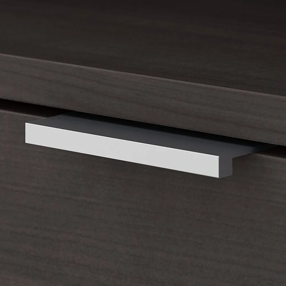 Storage Cabinets*Bush Business Furniture Jamestown 21.2" Low Storage Cabinet with 4 Shelves, Storm Gray (JTS160SG)