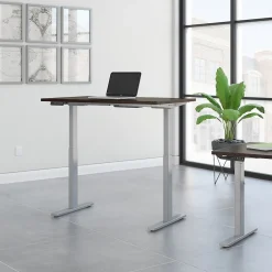 Standing Desks*Bush Business Furniture Move 60 Series 48"W Electric Height Adjustable Standing Desk, Mocha Cherry (M6S4824MRSK)