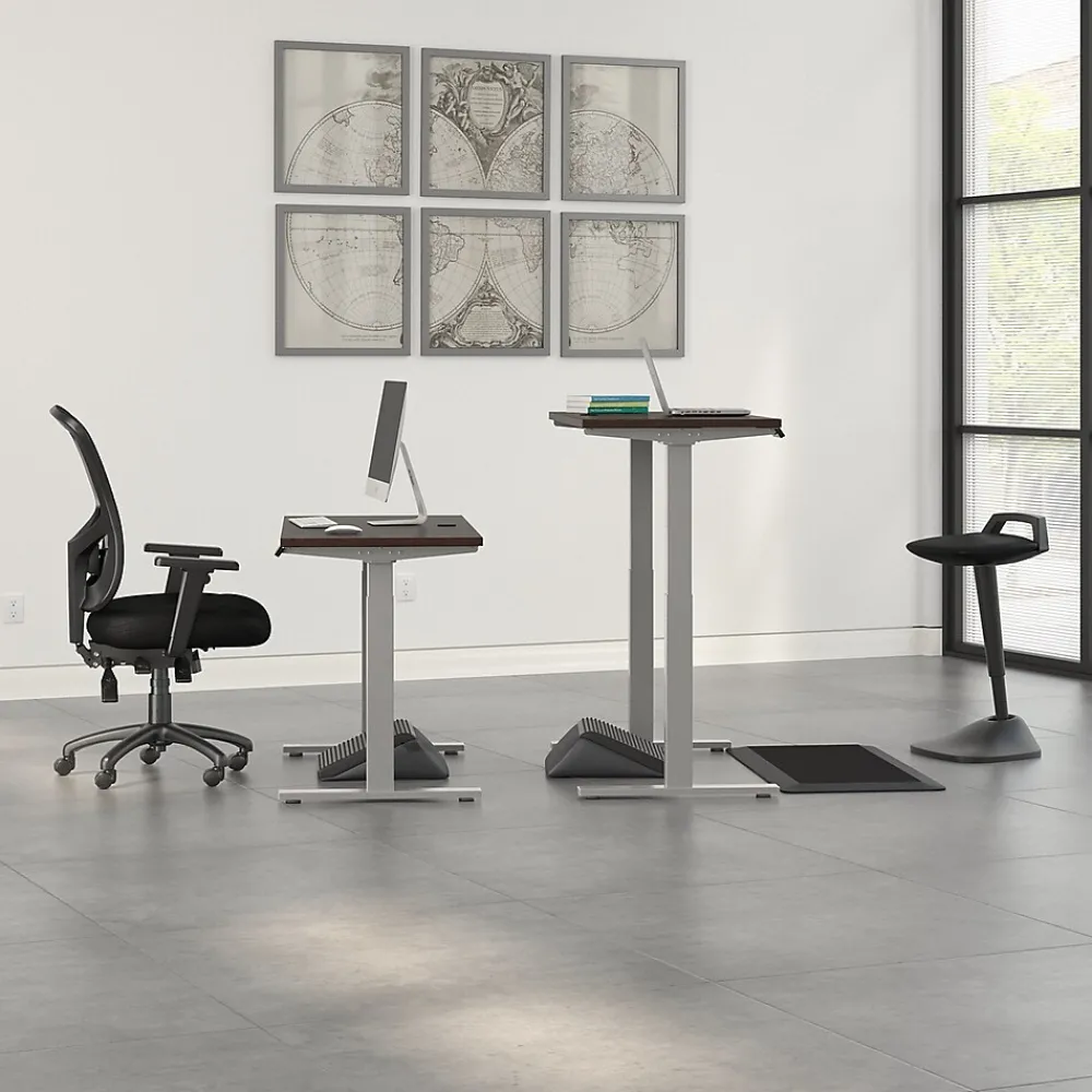 Standing Desks*Bush Business Furniture Move 60 Series 48"W Electric Height Adjustable Standing Desk, Mocha Cherry (M6S4824MRSK)
