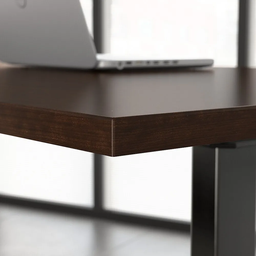 Standing Desks*Bush Business Furniture Move 60 Series 48"W Electric Height Adjustable Standing Desk, Mocha Cherry (M6S4824MRBK)