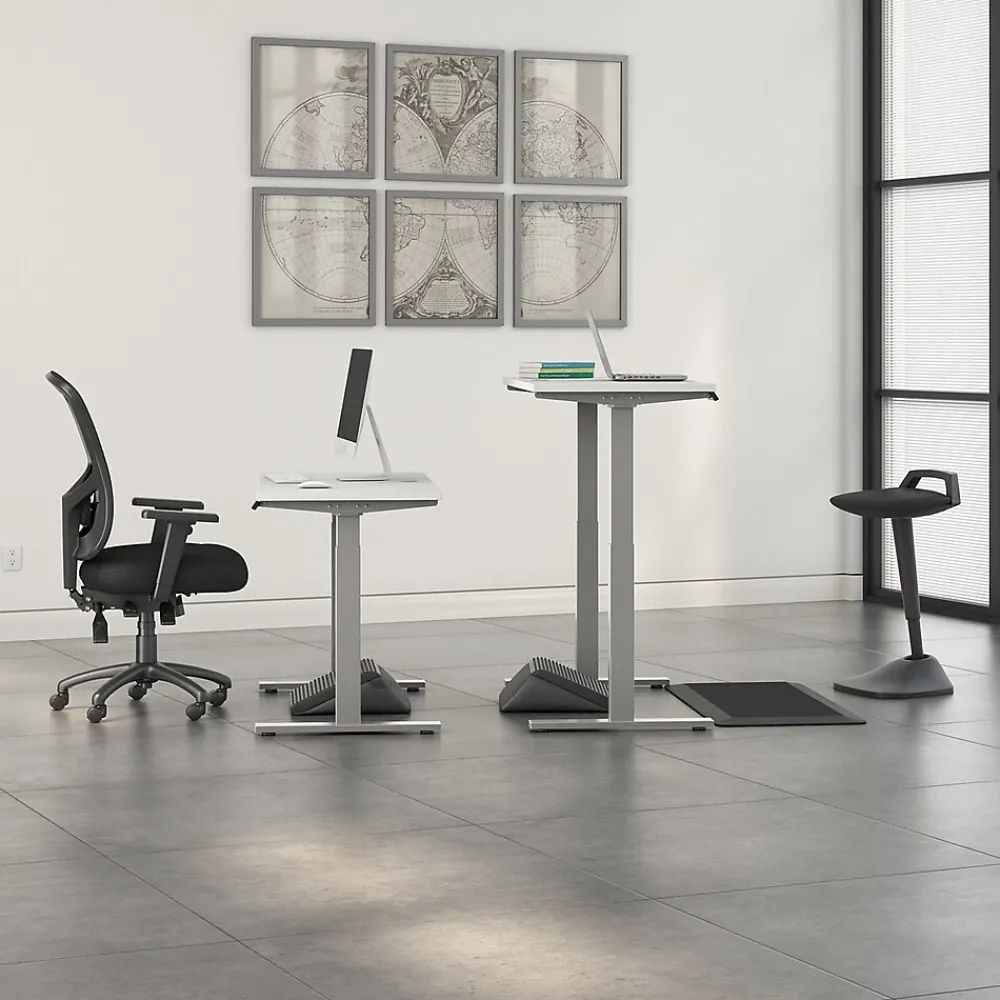Standing Desks*Bush Business Furniture Move 60 Series 48"W Electric Height Adjustable Standing Desk, White (M6S4824WHSK)