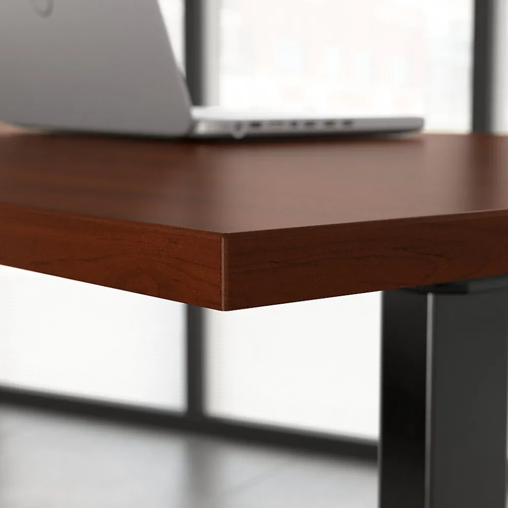 Standing Desks*Bush Business Furniture Move 60 Series 72"W Electric Height Adjustable Standing Desk, Hansen Cherry (M6S7230HCBK)