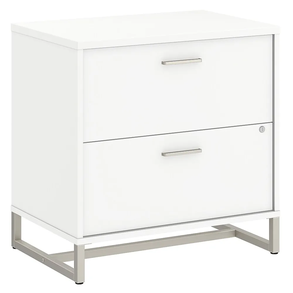 File Cabinets*Bush Business Furniture Method 2 Drawer Lateral File Cabinet, White (KI70204SU)
