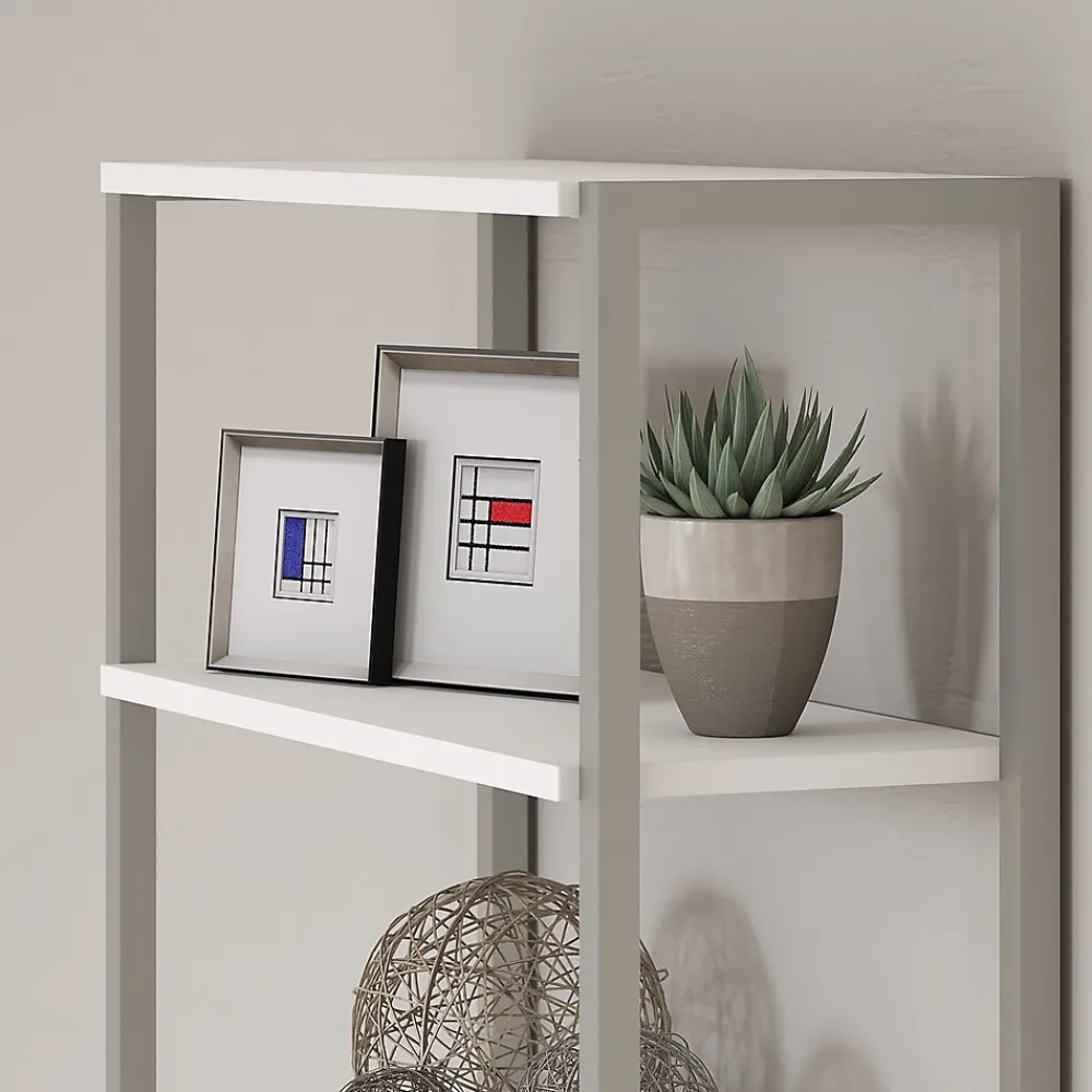 File Cabinets*Bush Business Furniture Method 2 Drawer Lateral File Cabinet with Hutch, White (MTH012WHSU)
