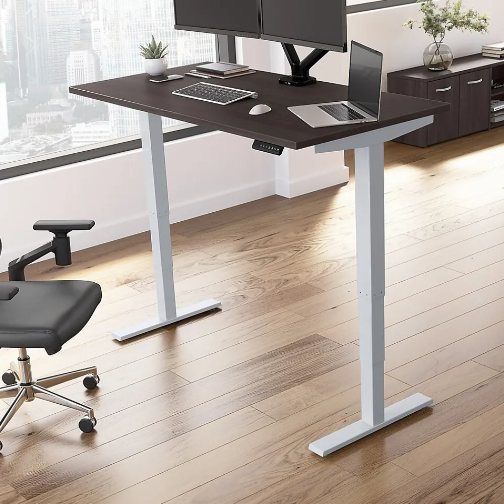 Standing Desks*Bush Business Furniture Move 40 Series 60W Electric Height Adjustable Standing Desk, Storm Gray/Cool Gray Metallic (M4S6030SGSK)