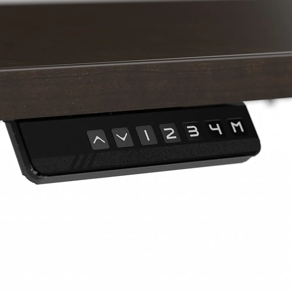 Standing Desks*Bush Business Furniture Move 40 Series 72"W Electric Height Adjustable Standing Desk, Mocha Cherry/Cool Gray (M4S7230MRSK)